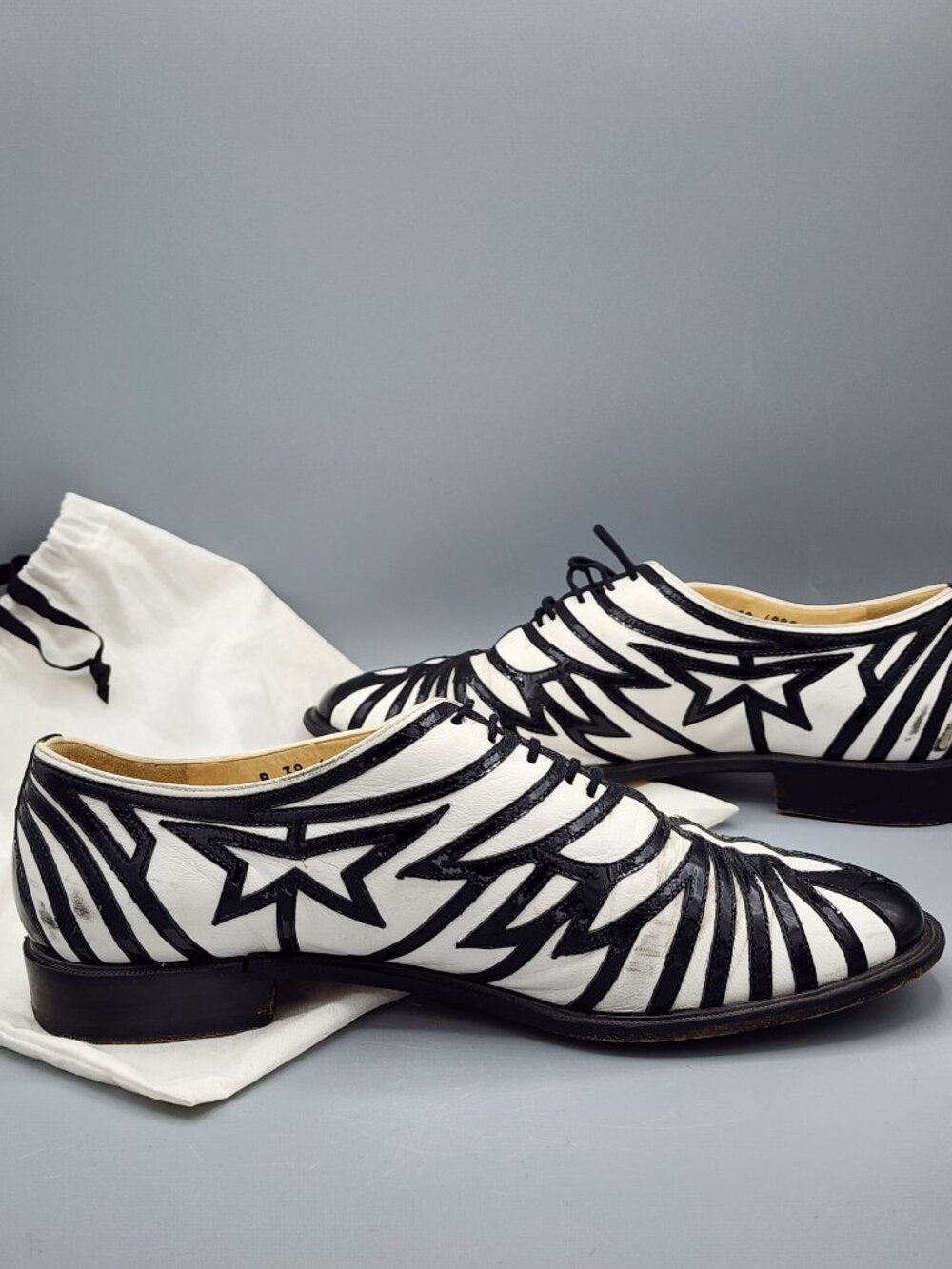 ROBERT CLERGERIE "The Jade" Graphic Star Oxfords 39 US 8.5 - Picture 8 of 16